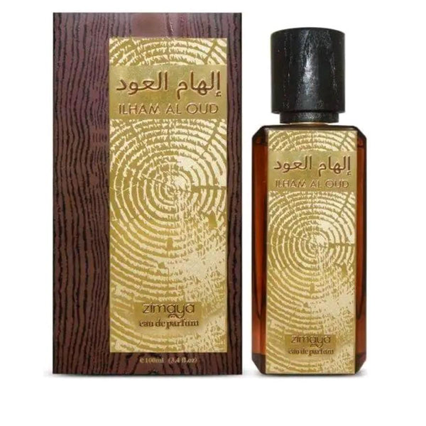 Zimaya Ilham al Oud by Afnan 100ml Eau de Parfum mens leather oud fragrance