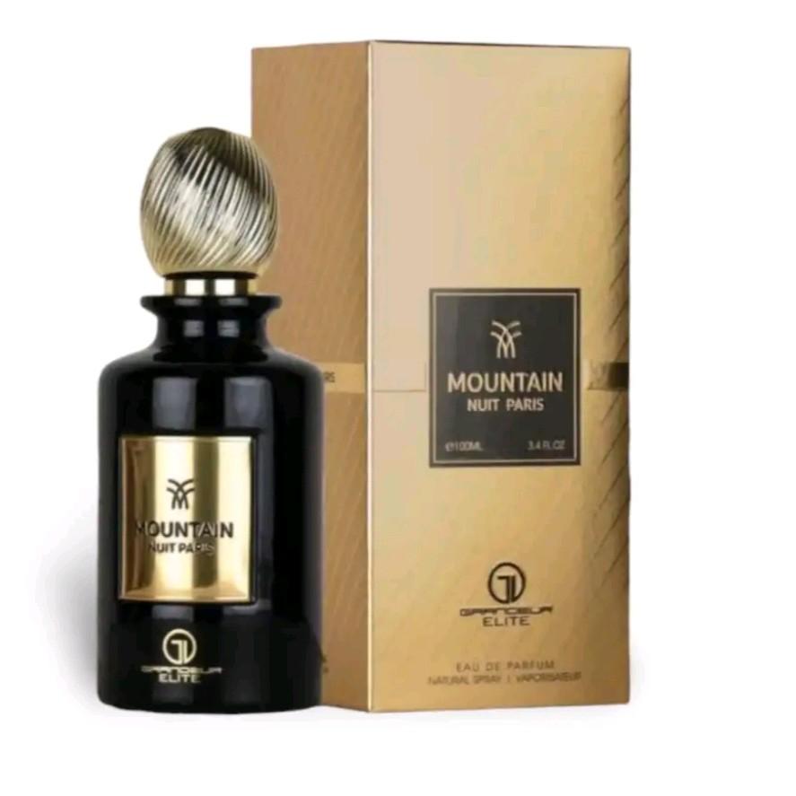 Mountain Nuit Paris by Grandeur Elite 100mls EDP saffron oud rose tonka bean amber unisex perfume