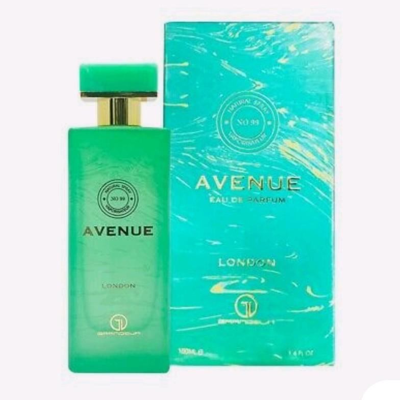Avenue London by Grandeur Elite 100mls eau de parfum fruity litchi mandarin floral peony vanilla musk unisex perfume