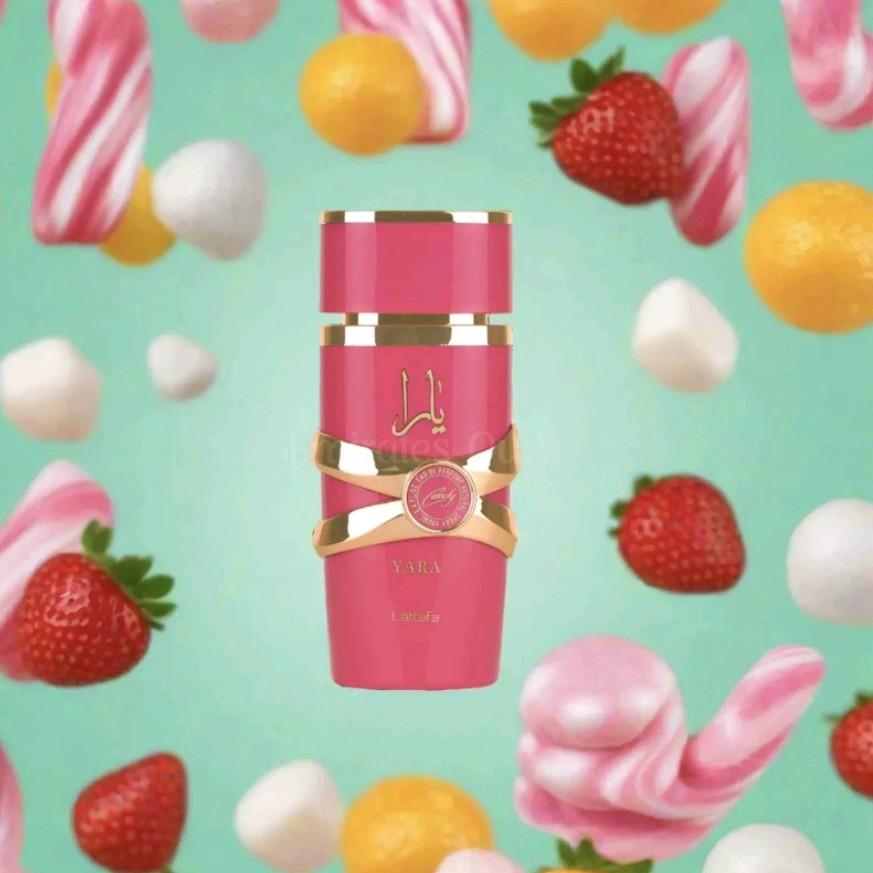 Yara Candy by Lattafa 100ml Eau de Parfum fruity sweet candy vanilla musky unisex perfume fragrance