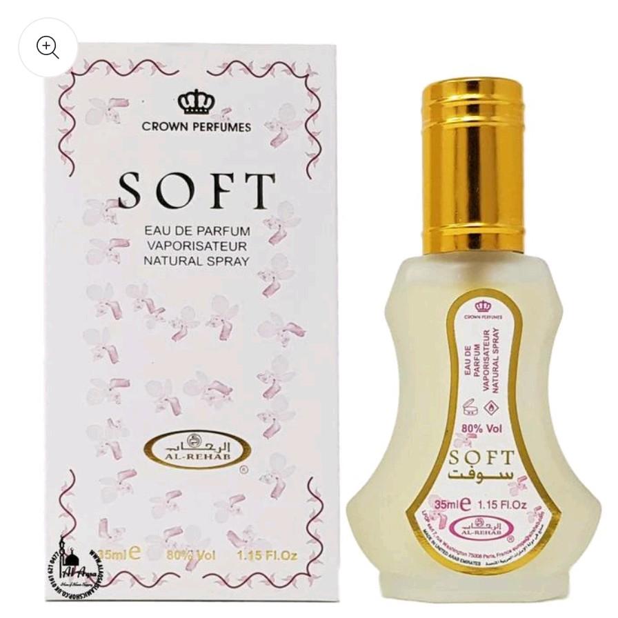 Al Rehab Soft 35mls Eau de Parfum citrus caramel vanilla women's perfume