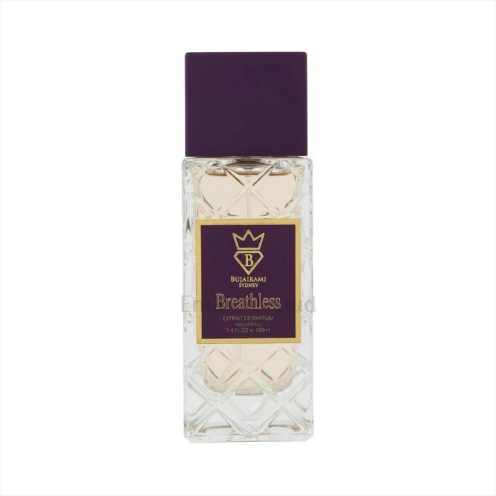 Breathless by Bujairami 100ml Extrait de Parfum Rose Saffron Oud Ambergris Black pepper