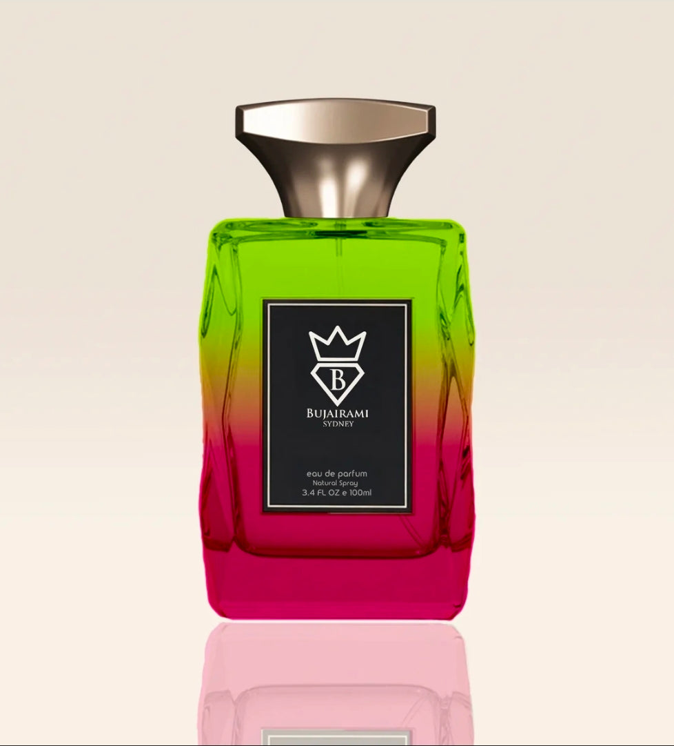 Daybreak by Bujairami 100ml Eau de Parfum almond mandarin bergamot powdery orange blossom vanilla ambroxan sandlewood