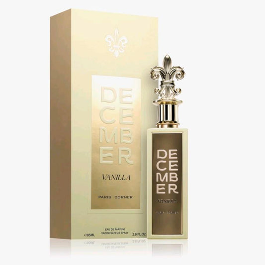 December Vanilla 85ml Eau de Parfum vanilla aromatic oriental spicy amber patchouli unisex perfume fragrance