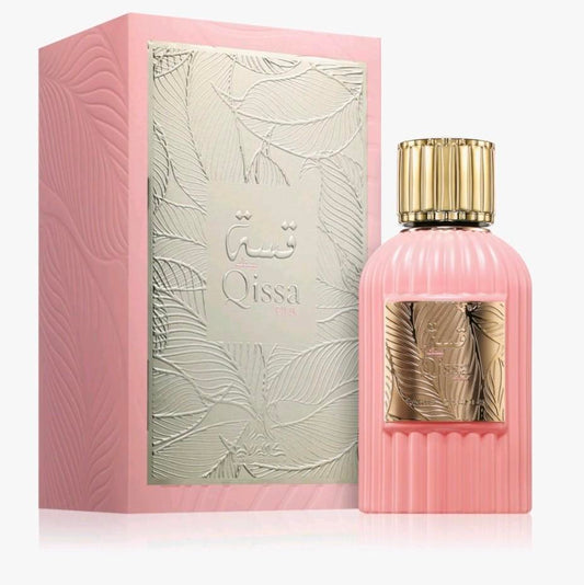 Qissa pink 100ml Eau de Parfum sweet fruity floral vanilla perfume for women