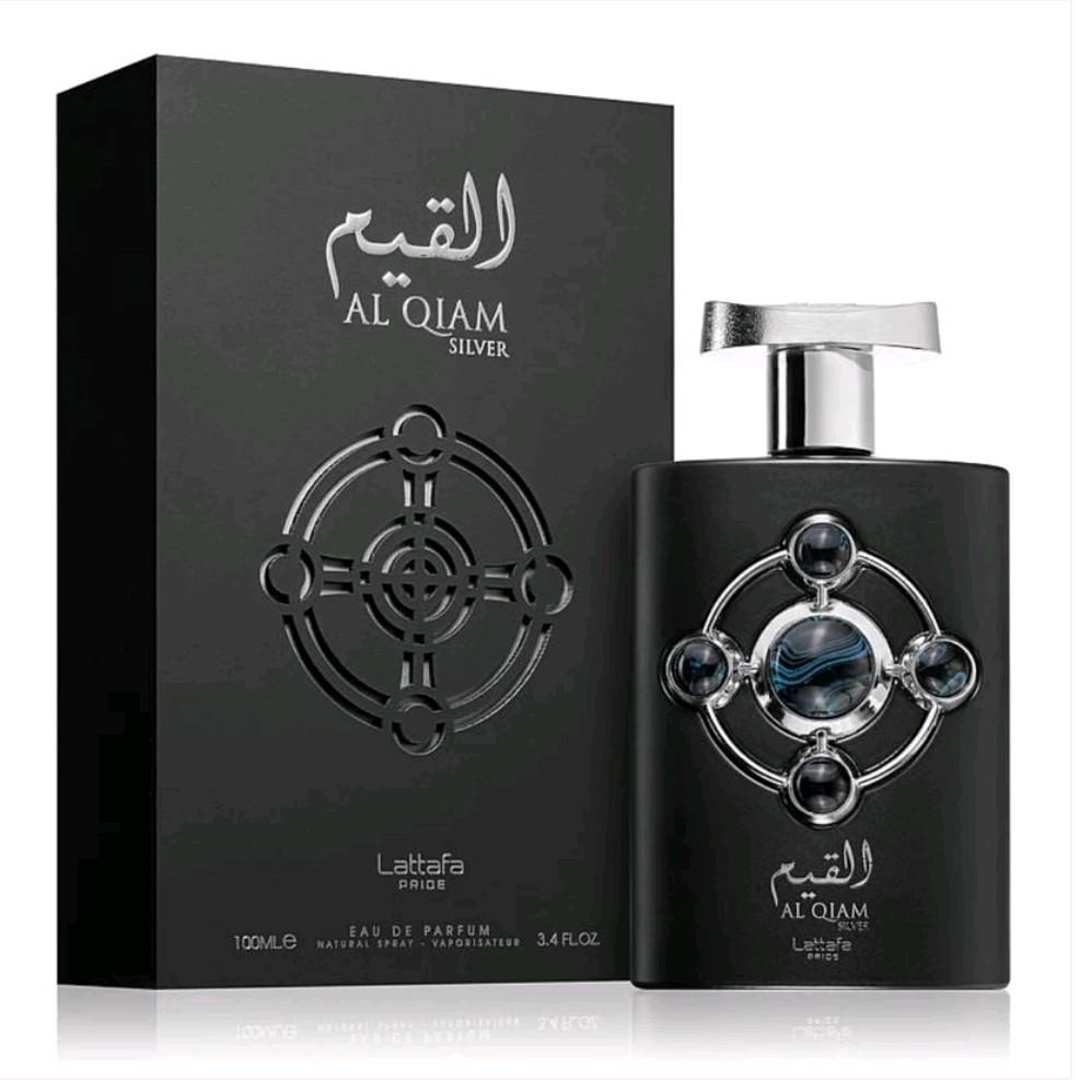 Al Qiam Silver by Lattafa Pride 100ml Eau de Parfum grapefruit ginger ambroxan sandlewood mens perfume