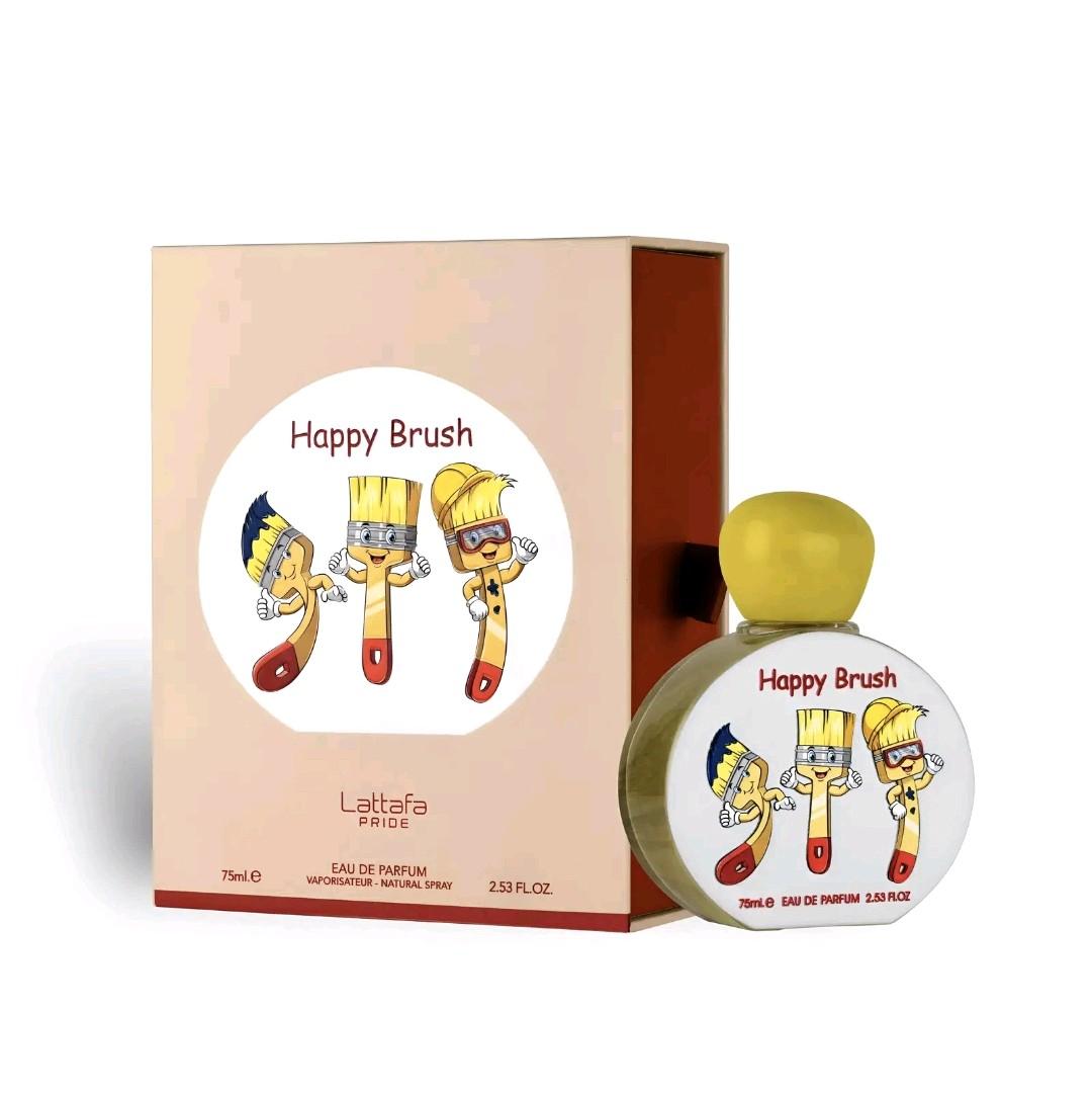 Happy Brush by Lattafa Pride 75mls Eau de Parfum for Kids fruity caramel vanilla perfume fragrance