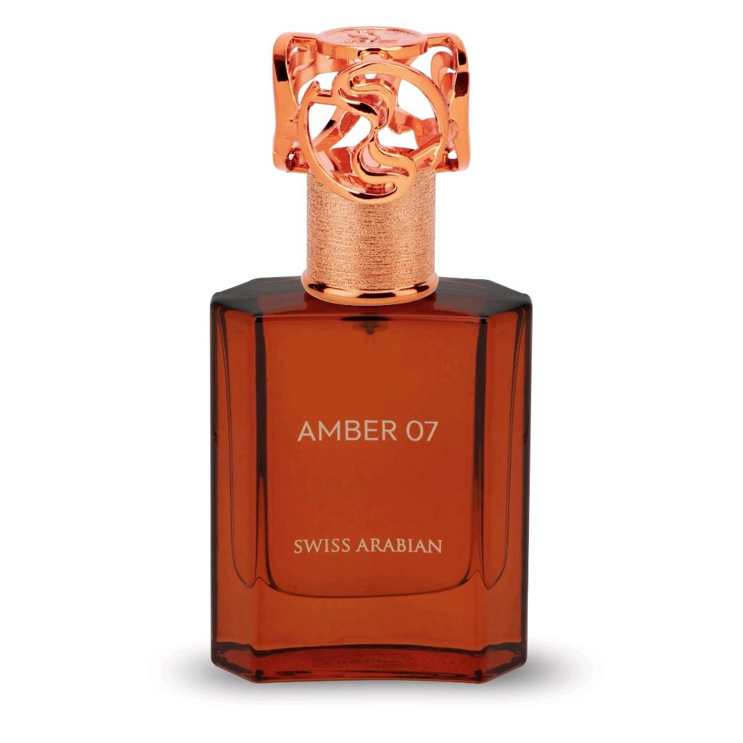 Amber 07 by Swiss Arabian 50ml Eau de Parfum sweet warm gourmand amber unisex fragrance with dates praline and rose vanilla sandlewood