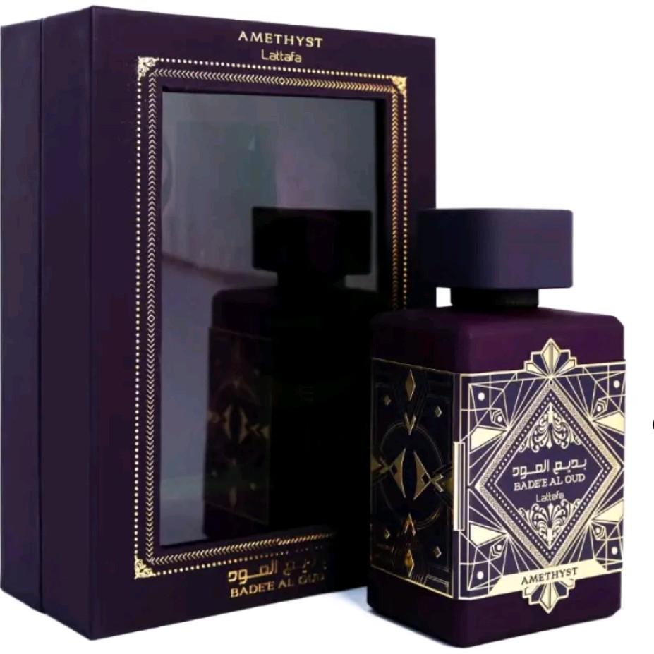 Amethyst by Lattafa Perfumes 100mls EDP bergamot rose vanilla amber oud luxury unisex perfume
