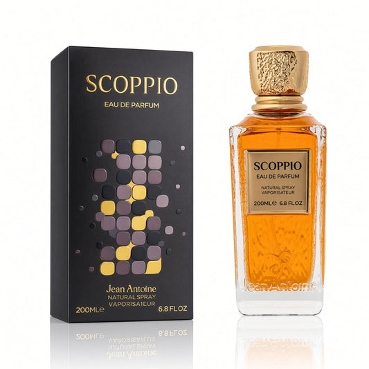 Scoppio by Jean Antoine – Almas, 200ml Eau de Parfum Pomegranate Musk White Flowers Sandlewood Vanilla Amber