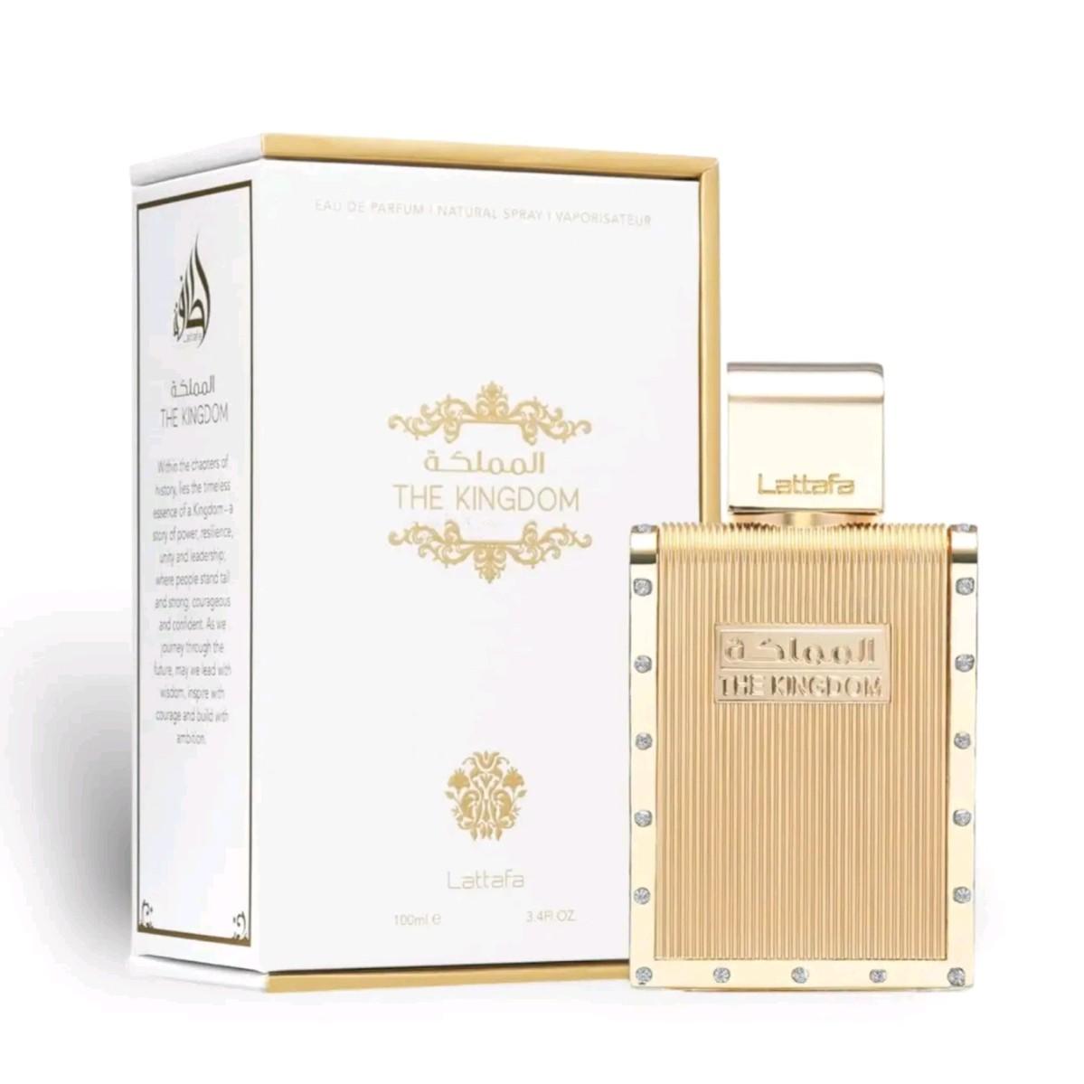 Lattafa The Kingdom for Men Eau de Parfum 100mls - Sage, Lavender, Mint, Toba**o, Vanilla, Orange Flower, Benzoin, Tonka Bean, Labdanum