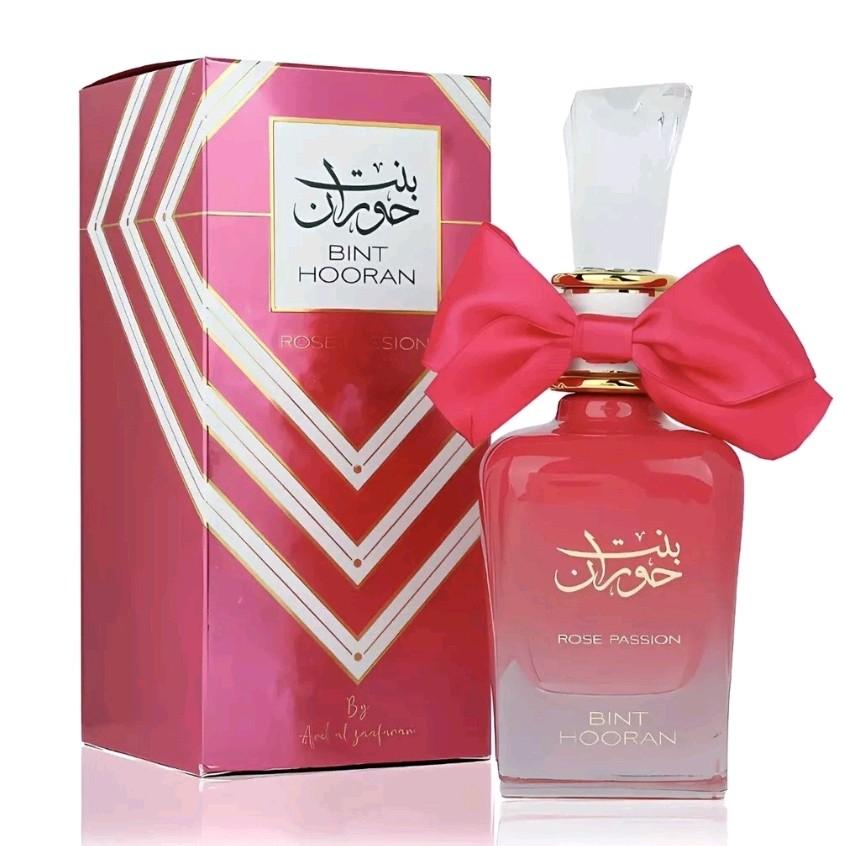 Bint Hooran Rose Passion 100mls Eau de Parfum by Ard al Zaafaran strawberry fizz candy blackcurrent vanilla sandlewood musk perfume fragrance for women