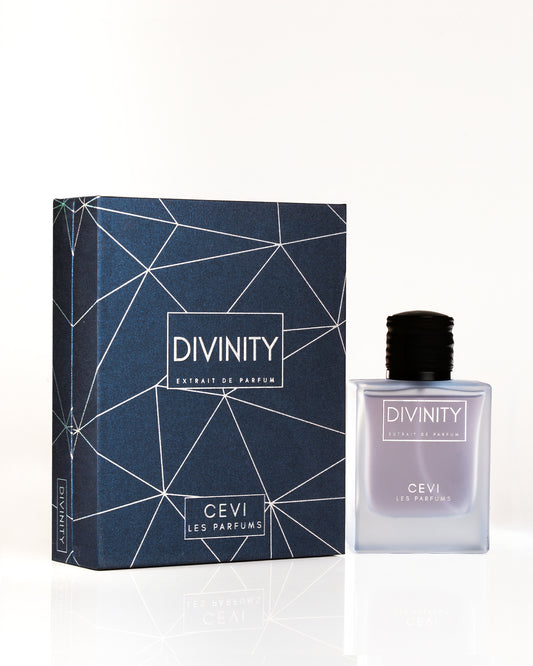 Divinity by Cevi Les Parfum 100ml Extrait de Parfum saffron pink pepper incense lemon rose jasmine ylang-ylang patchouli amber musk
