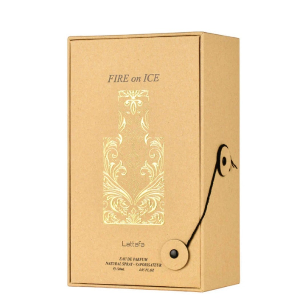 Fire on Ice 110ml Eau de Parfum Black Raspberry cinnamon Cognac frozen rose petals caramel Moss oakmoss ambroxan cedarwood myrrh