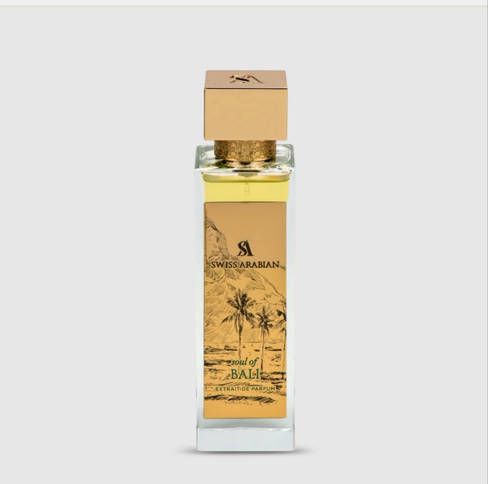 Soul of Bali 100ml Extrait de Parfum Bergamot ginger pineapple mango pink pepper rhubarb aquatic saffron rosewood ambergris cypriol musk sandlewood