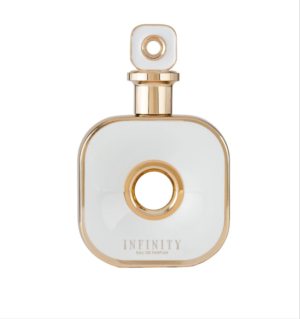 Infinity Gold 105ml Eau de Parfum Pear Lavender Rose Ylang Ylang Jasmine Vanilla Musk Moss perfume