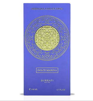 Dolce Marina by Surrati 140ml Eau de Parfum Bergamot lemon mandarin orange blossom jasmine water lily musk cedar amber