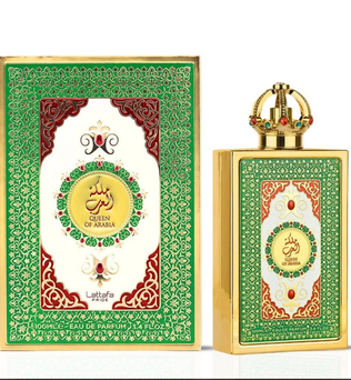 Queen of Arabia by Lattafa Pride 100ml Eau de Parfum sweet floral warm coconut salt heliotrope sandlewood vanilla amber