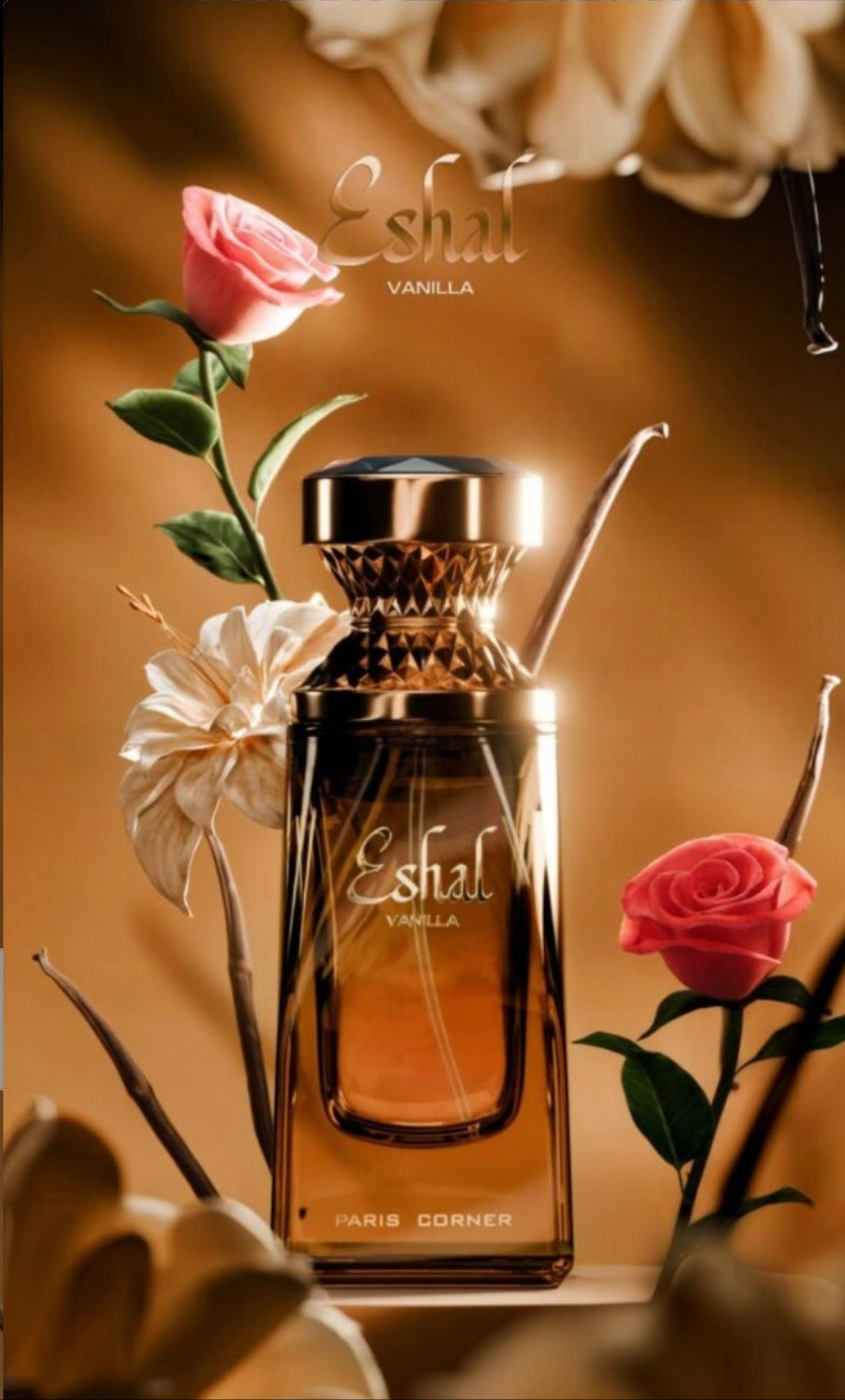 Eshal 100ml Eau de Parfum sugar rose Jasmine vanilla caramel musk perfume
