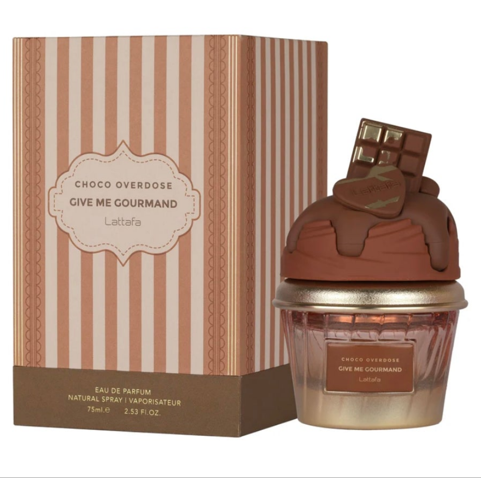 Choco Overdose by Lattafa 75ml Eau de Parfum Give me Gourmand Collection