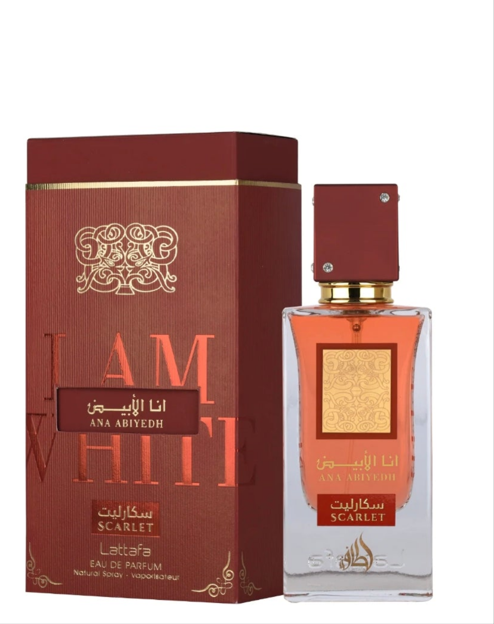 Ana Abiyedh Scarlet 60ml Eau de Parfum Black Cherry, pink pepper, white floral, tonka, nutmeg, Patchouli, caramelised sugar vanilla