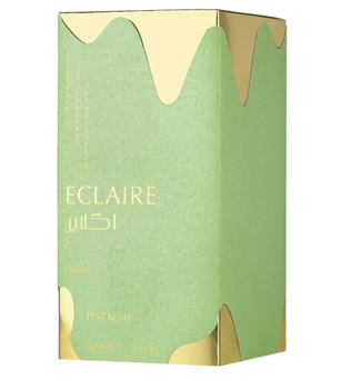 Eclaire Pistache by Lattafa 100ml Eau de Parfum pistachio cream Toasted Pistachio Whipped cream coconut cacao milk vanilla musk perfume