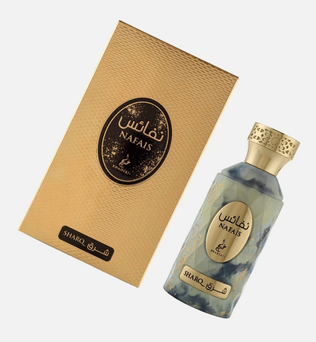 Nafais Sharq 100ml Eau de Parfum gardenia vanilla apricot blossom white woods Pear freesia musk amber
