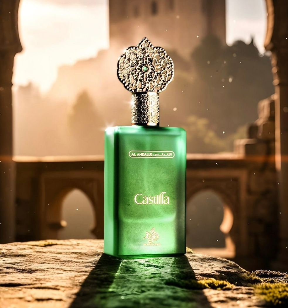 Castilla 100ml Eau de Parfum citrus blackcurrent Pear geranium cardamom sandlewood gourmand accord vanilla cedarwood
