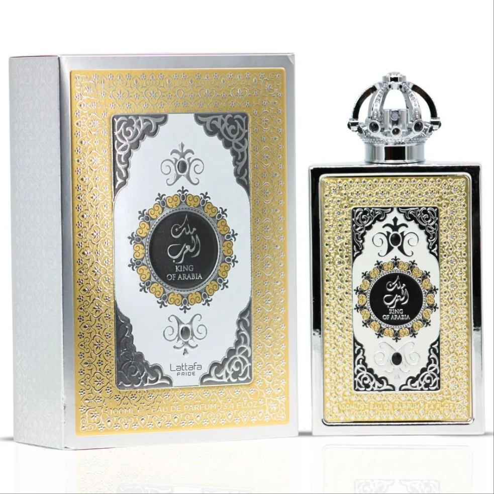 King of Arabia 100ml Eau de Parfum animalistic warm spicy oud Indian oud Thai oud Cambodian oud musk saffron ambergris amber cloves leather
