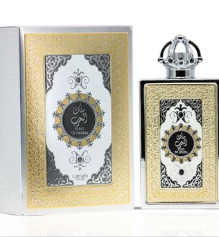 King of Arabia 100ml Eau de Parfum animalistic warm spicy oud Indian oud Thai oud Cambodian oud musk saffron ambergris amber cloves leather