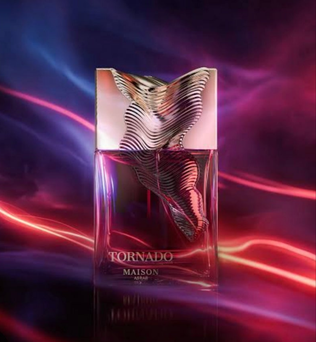 Tornado Maison Asrar 100ml Eau de Parfum Peach, Lychee, Davana, Saffron Cashmere, Incense, Osmanthus Tonka, Musk, Vanilla, Cedarwood