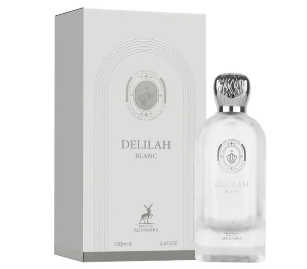 Delilah Blanc 100ml Eau de Parfum citrus white peach orange blossom Vetiver vanilla musk perfume
