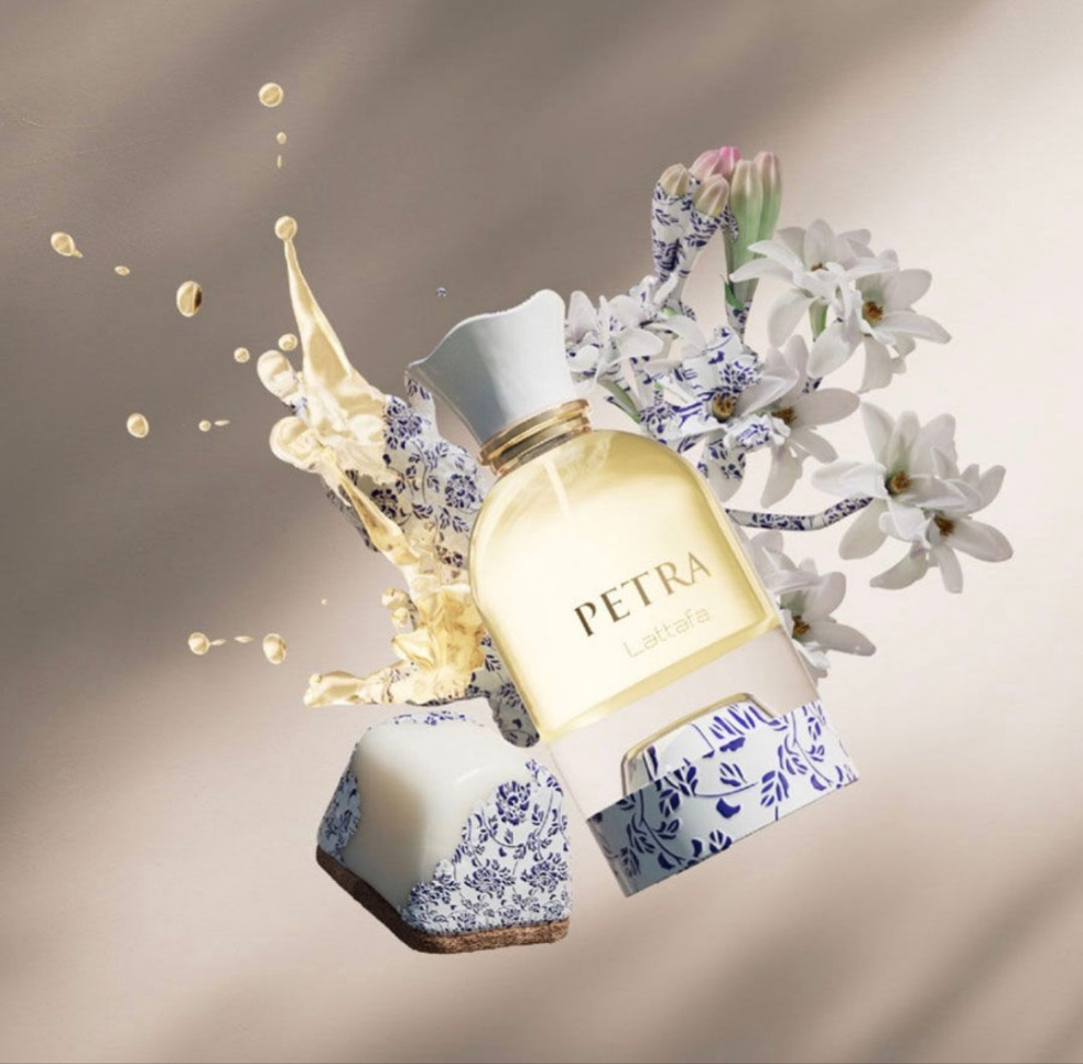 Lattafa Petra 100ml Eau de Parfum rum plum coconut tuberose vanilla praline musk