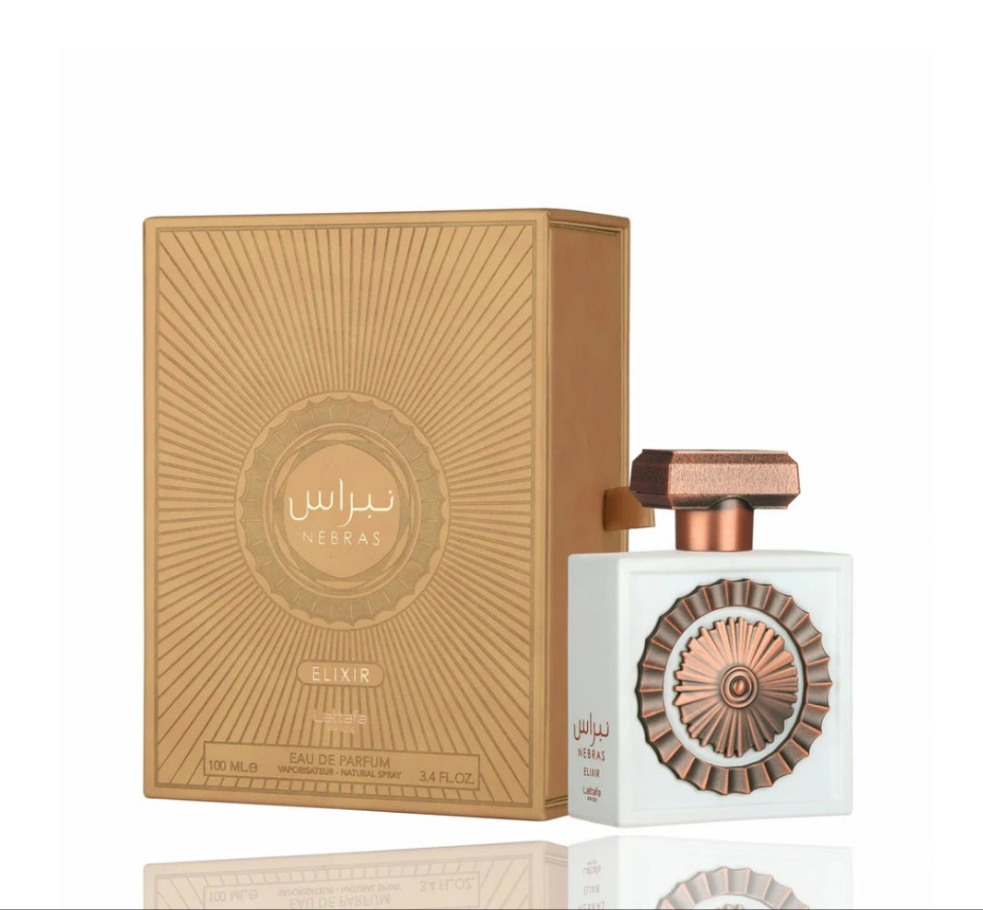 Nebras Elixir 100ml Eau de Parfum gourmand candy milk creme heliotrope sugarcane musk ambroxan vanilla perfume
