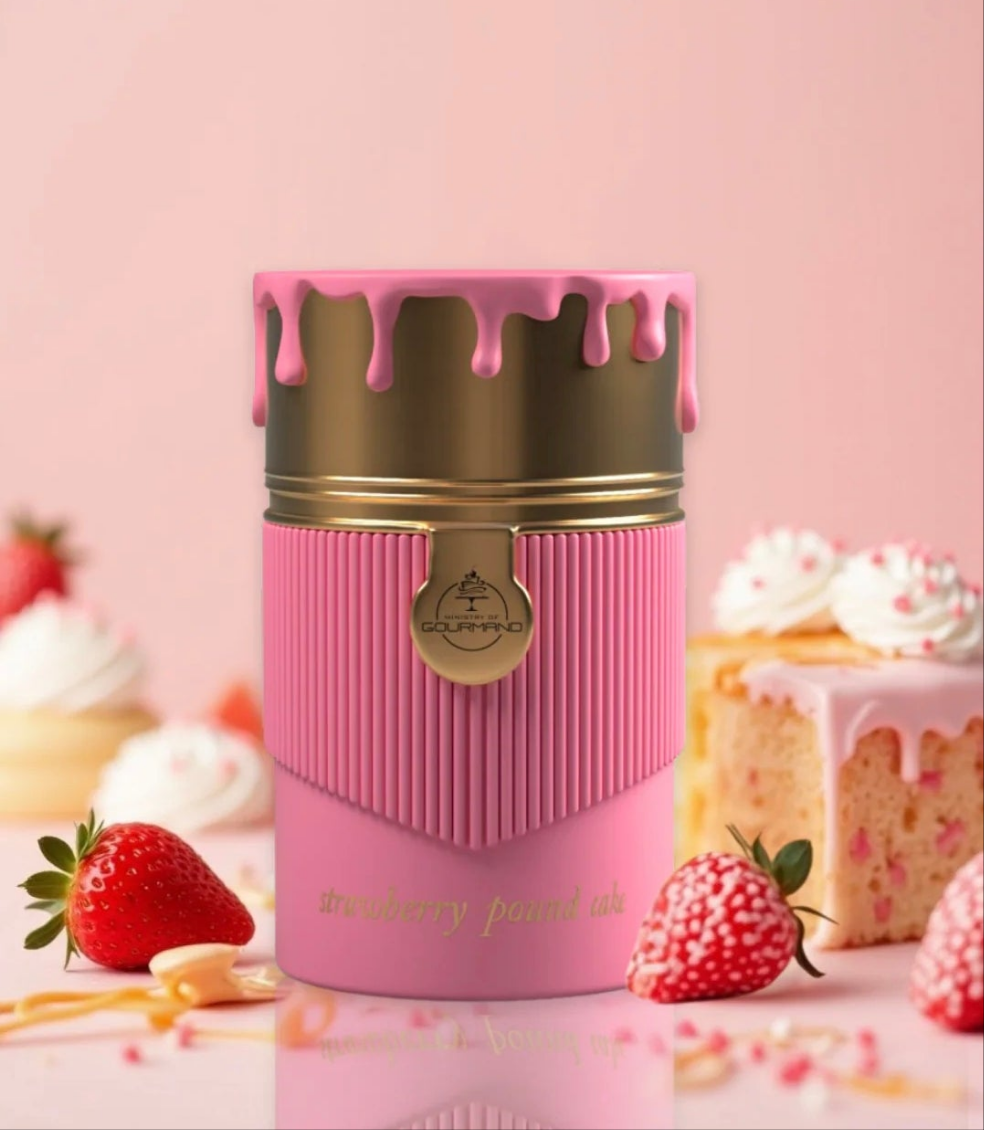 Strawberry Poundcake 100ml Eau de Parfum strawberry lemon coffee orange blossom Cashmere violet musk vanilla milk perfume