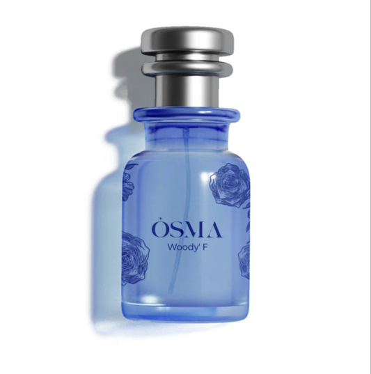 OSMA Woody F 75ml eau de parfum bottle