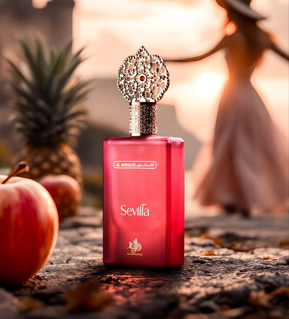 Sevilla 100ml Eau de Parfum fruity apple pineapple cherry anise sandlewood raspberry vanilla