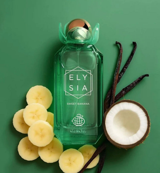 Elysia Sweet Banana 100ml Eau de Parfum Pear Banana Coconut Jasmine Vanilla Sandlewood