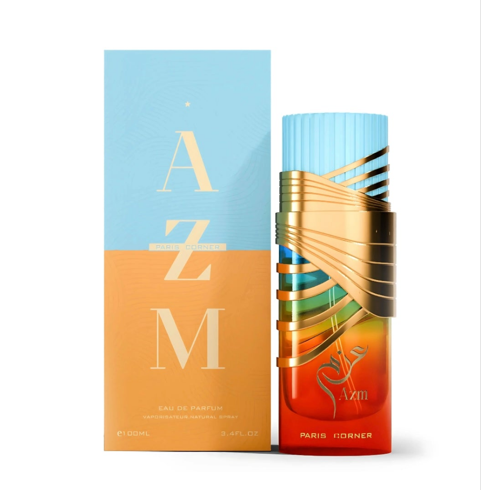 AZM 100ml Eau de parfum peach Pear mandarin rum jasmine tuberose vanilla sandlewood musk