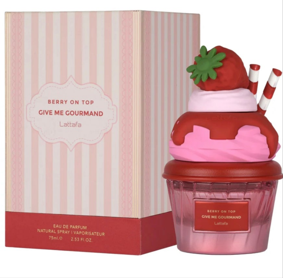 Berry on Top 75ml Eau de Parfum by Lattafa Give me Gourmand Collection