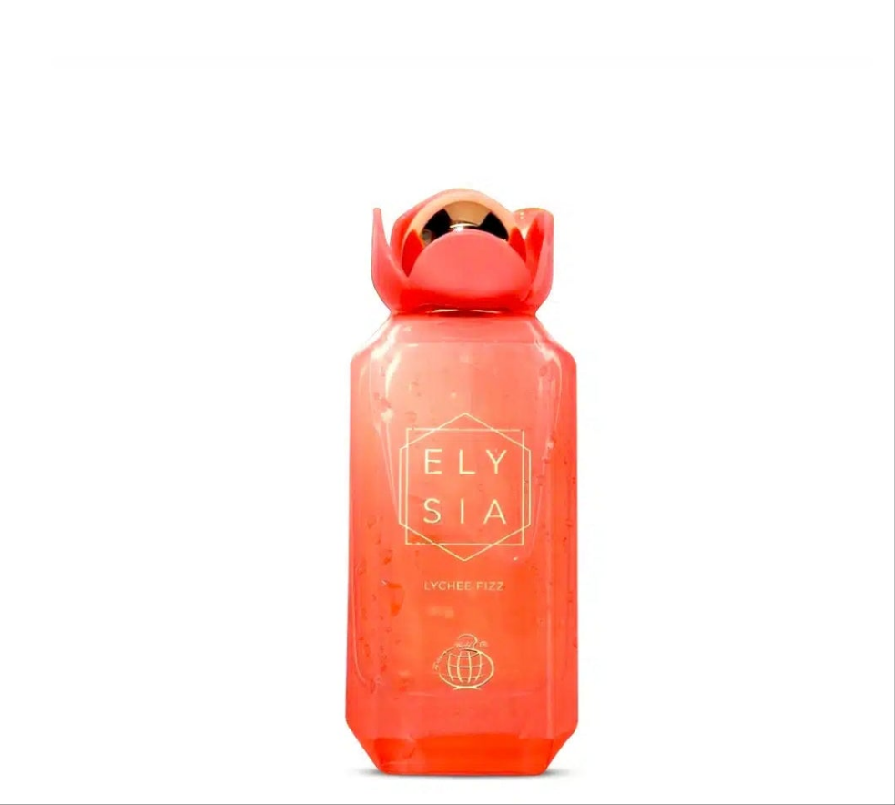 Lychee Fizz Elysia 100ml Eau de Parfum Lychee apple lemon blackcurrent violet rose Jasmine sugar vanilla musk amber sandlewood