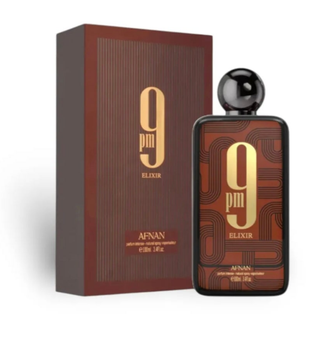 Afnan 9pm Elixir 100ml Parfum Intense oriental spicy cardamom nutmeg leather lavandin vanilla patchouli perfume