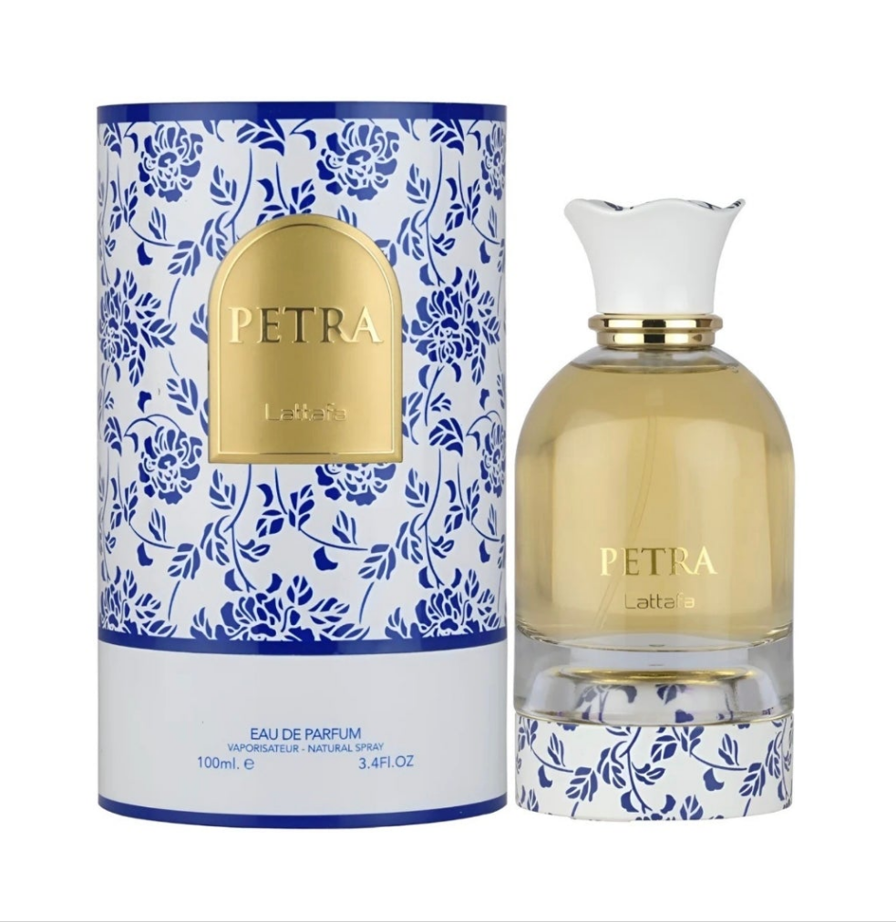 Lattafa Petra 100ml Eau de Parfum rum plum coconut tuberose vanilla praline musk