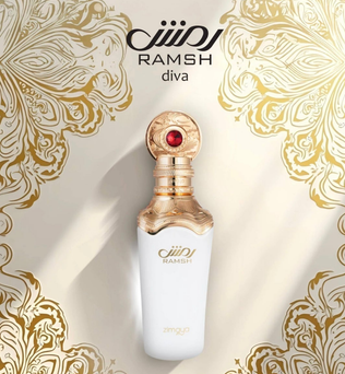 Ramsh Diva 100ml Eau de Parfum Jasmine Vanilla Sugar Tonka Bean Patchouli Musk
