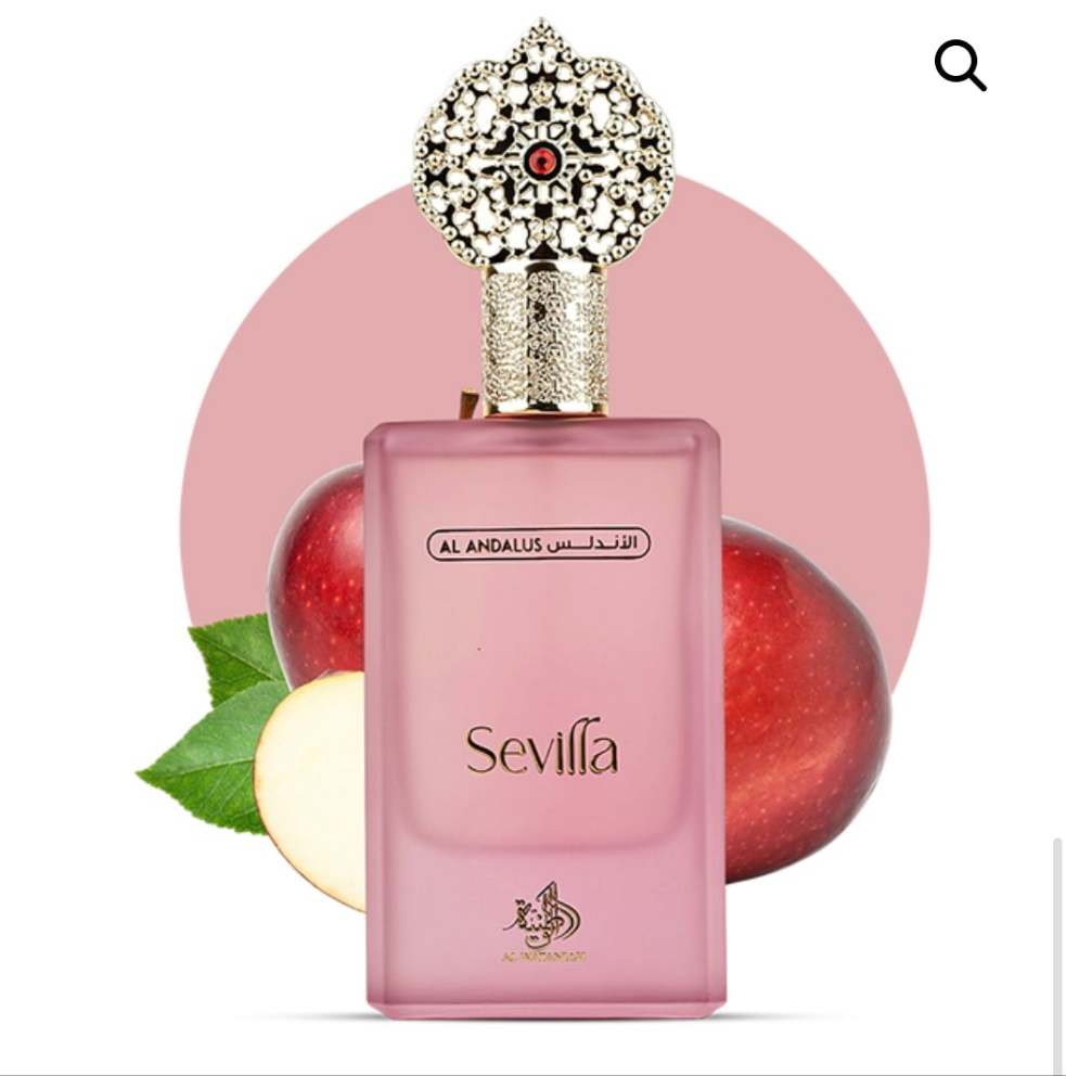 Sevilla 100ml Eau de Parfum fruity apple pineapple cherry anise sandlewood raspberry vanilla