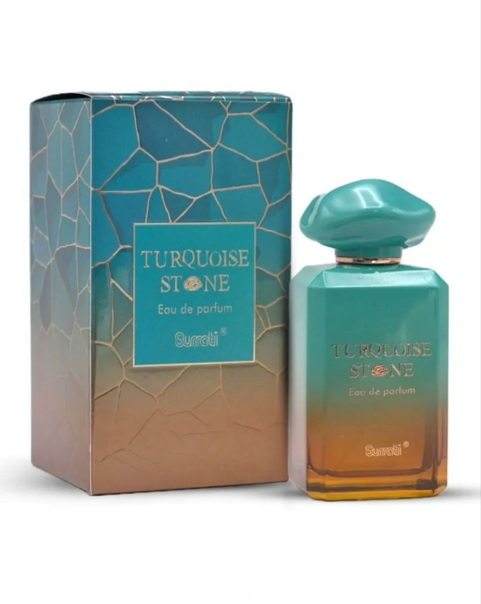 Turquoise Stone 100ml Eau de Parfum citrus pink pepper floral rose orange blossom amber musk vanilla