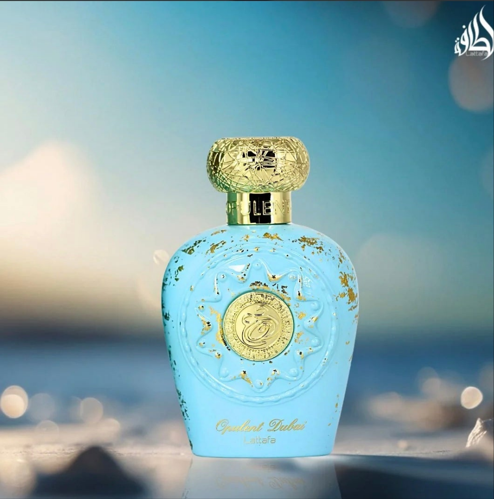 Opulent Dubai 100ml Eau de Parfum fruity citrus ginger mango jasmine violet cedarwood ambergris oakmoss benzoin