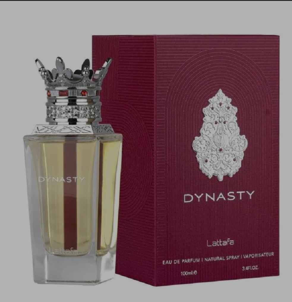Dynasty 100ml Eau de Parfum citrus aromatic raspberry roiboos tea amberwood cedar cashmeran suede perfume