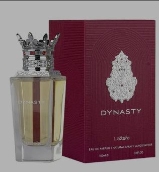 Dynasty 100ml Eau de Parfum citrus aromatic raspberry roiboos tea amberwood cedar cashmeran suede perfume