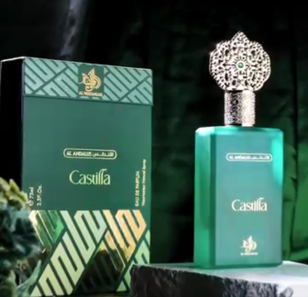 Castilla 100ml Eau de Parfum citrus blackcurrent Pear geranium cardamom sandlewood gourmand accord vanilla cedarwood